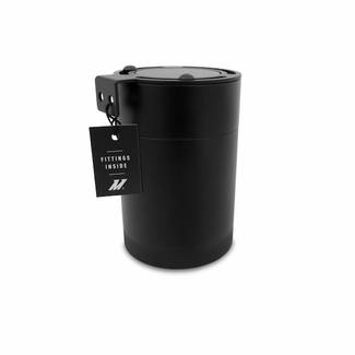 Rev9Power: Universal Aluminum Oil Catch Can Type 1, 750ML, Black