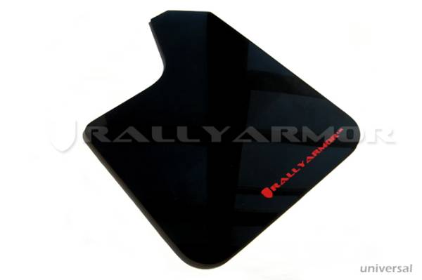 RallyArmor - Rally Armor Universal UR Black Mud flap Red Logo