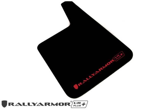 RallyArmor - Rally Armor Universal UR Plus Black Mud flap Red logo