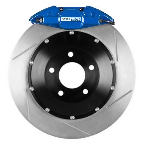 StopTech - Stoptech ST-22 Big Brake Kit Rear 328mm Blue Slotted Rotors