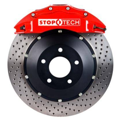 StopTech - Stoptech ST-60 Big Brake Kit Front 355mm Red Drilled Rotors
