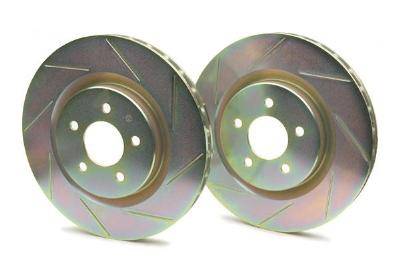 Brembo - Brembo Sport Brake Rotor Pair Slotted Front