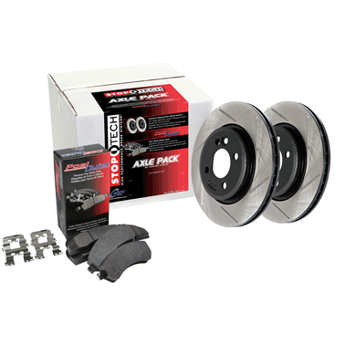StopTech - Stoptech Street Axle Pack Slotted Rear