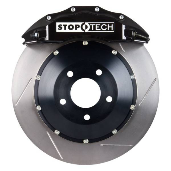 StopTech - Stoptech ST-60 Big Brake Kit Front 355mm Black Slotted Rotors
