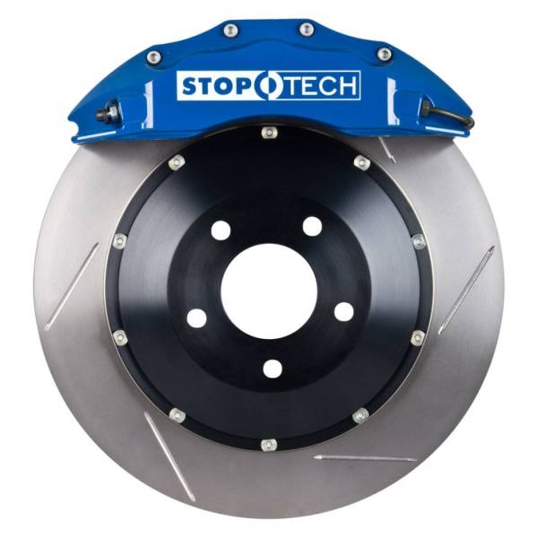StopTech - Stoptech ST-40 Big Brake Kit Front 332mm Blue Slotted Rotors