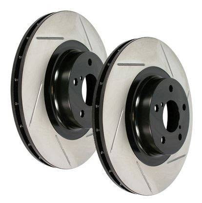 StopTech - Powerslot Slotted Front Rotor Pair
