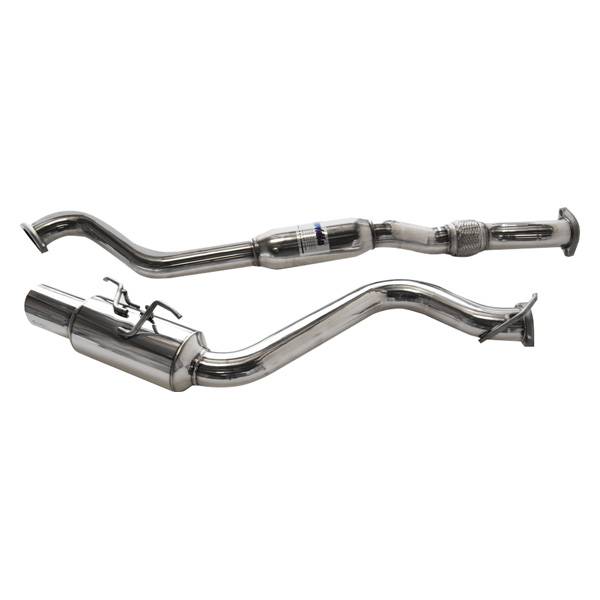 Invidia - Invidia WRX Hatchback Racing Stainless Tip Cat-back Exhaust
