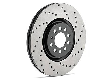 StopTech - StopTech Sportstop Drilled Rotor Rear/Left