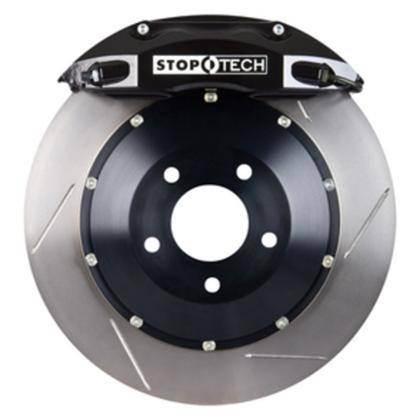 StopTech - Stoptech ST-40 Big Brake Kit Front 355mm Black Slotted Rotors