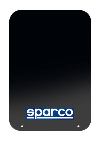 Sparco - Sparco Black Universal Rally Mud Flaps (Pair)