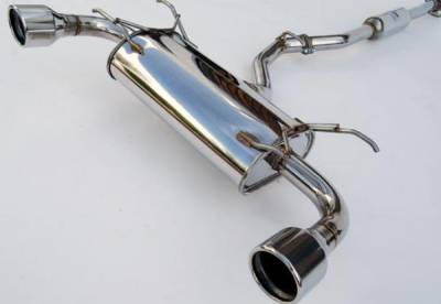 Invidia - Invidia Q300 w/ Rolled Stainless Steel Tips Cat- Back Exhaust - Image 2