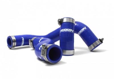 Cooling - Radiator Hoses - Perrin Performance - Perrin Blue Radiator Hose Kit 