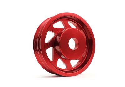 Perrin Performance - Perrin Lightweight Crank Pulley (Red) - Image 2