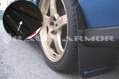 RallyArmor - Rally Armor 93-01 Impreza UR Rally Mud flap Blue Logo - Image 2