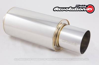 Exhaust Systems - Axle Backs and Universal - GReddy - GReddy Revolution RS Universal 3.0" Muffler & Tip