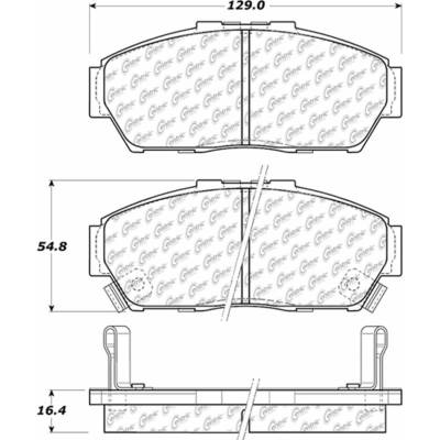 StopTech - Stoptech Posi-Quiet Ceramic Front Brake Pads - Image 3