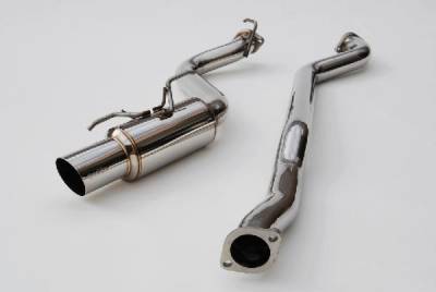 Invidia - Invidia WRX Hatchback Racing Stainless Tip Cat-back Exhaust - Image 2
