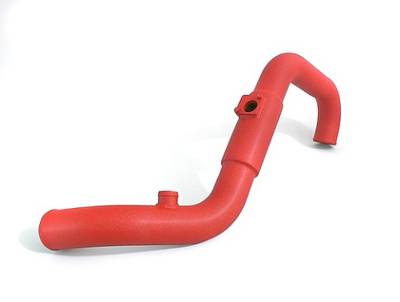 Cooling - Charge Pipes - Perrin Performance - Perrin Boost Tube Kit Red Piping Black Couplers