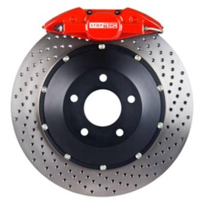 StopTech - Stoptech ST-22 Big Brake Kit Rear 345mm Red Drilled Rotors - Image 1