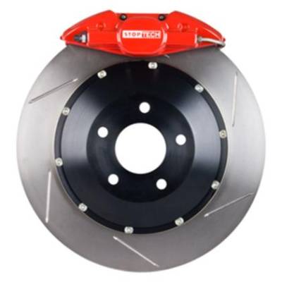 StopTech - Stoptech ST-22 Big Brake Kit Rear 345mm Red Slotted Rotors - Image 1