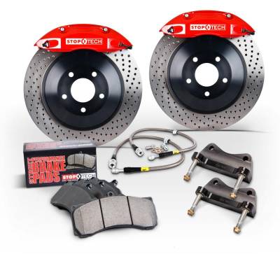 StopTech - Stoptech ST-60 Big Brake Kit Front 355mm Red Drilled Rotors - Image 2