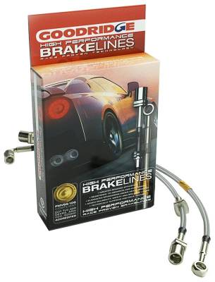 Brakes - Brake Lines - Goodridge - GoodRidge G-Stop Stainless Steel Brake Lines Front/Rear