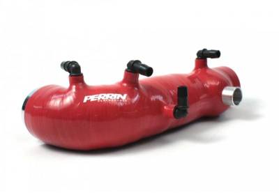 Forced Induction - Induction Hose - Perrin Performance - Perrin Turbo Inlet Hose Red