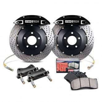 StopTech - Stoptech ST-40 Big Brake Kit Front 355mm Black Drilled Rotors - Image 2