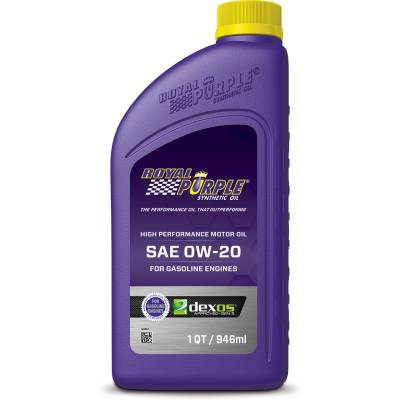 Fluids - Engine Oil - Royal Purple - Royal Purple SAE 0W-20 High Performance Synthetic Motor Oil