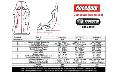 RaceQuip - RaceQuip FIA Racing Seat - Image 2